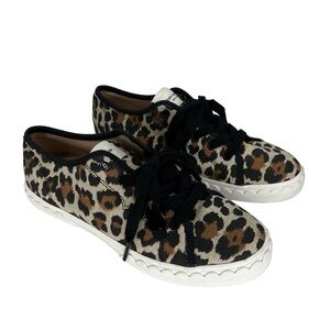 Kate Spade Vale Leopard Print Sneaker Shoes 6B
